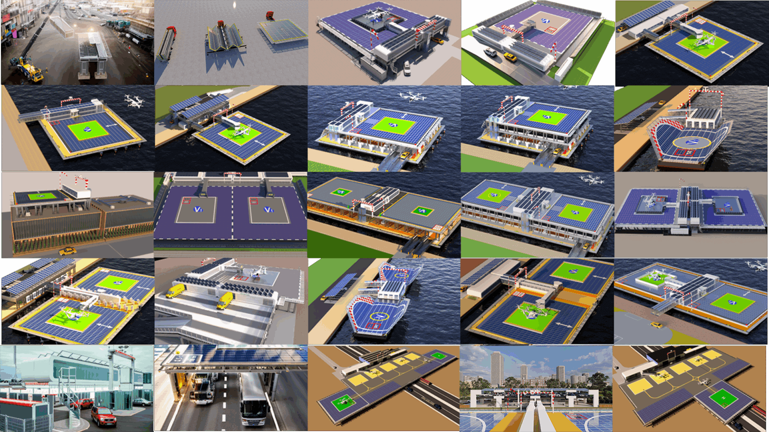 Module Vertiport vertiports - Gilmore Group
